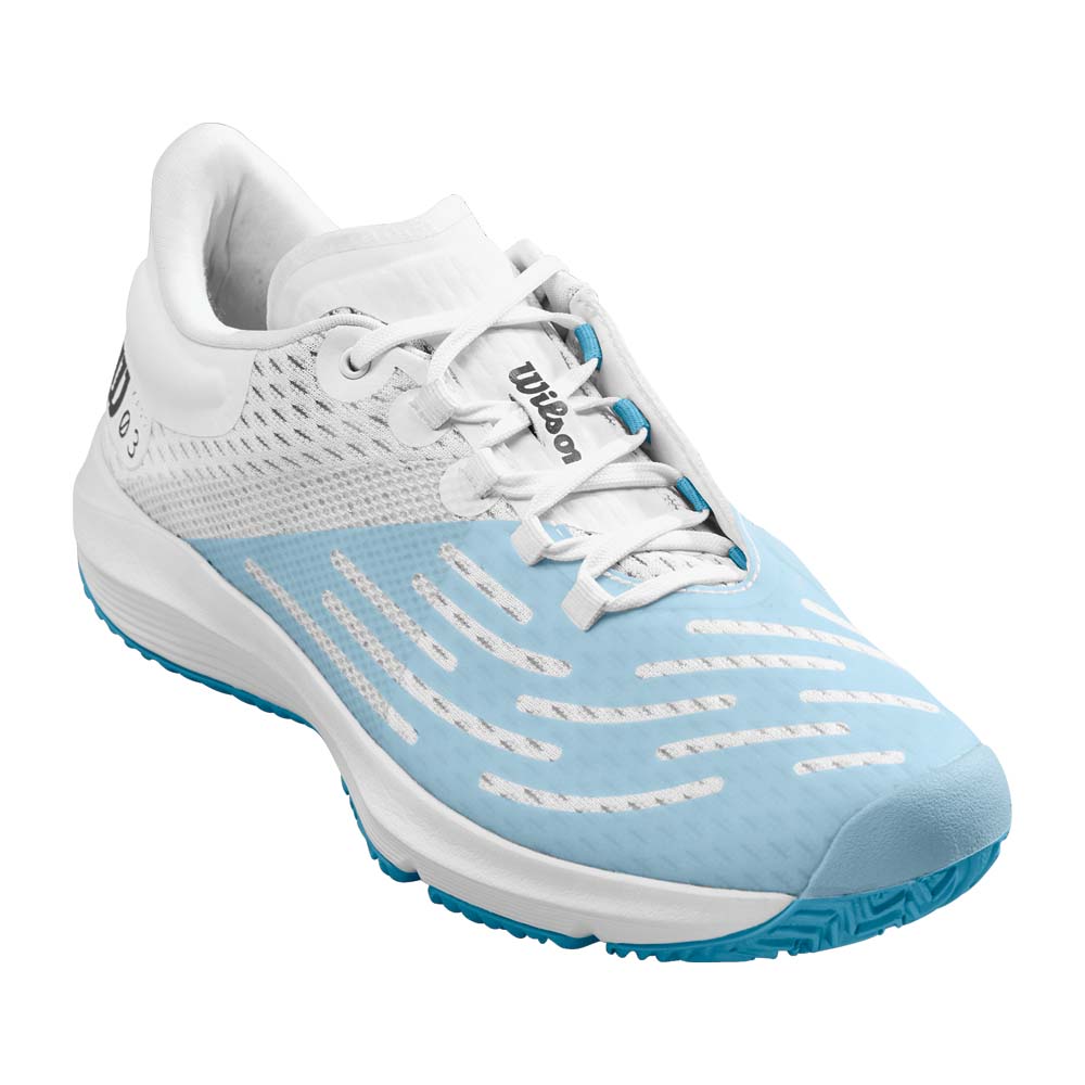 Wilson Kaos 3.0 (Ladies) Tennis Shoes- White/Niagara