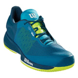 Wilson Kaos Swift Tennis Shoe (Mens) - Lyons Blue/Majolica Blue/Safety Yellow