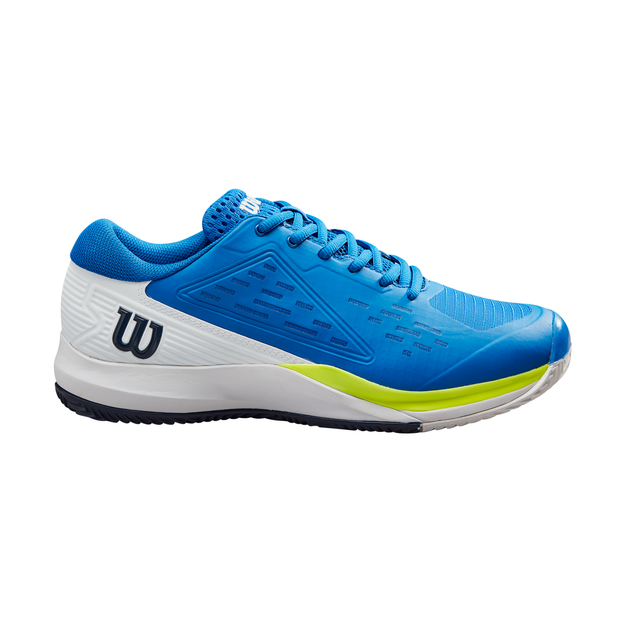 Wilson Pro Rush Ace Clay Tennis Shoes (Mens) - Lapis Blue/White/Yellow