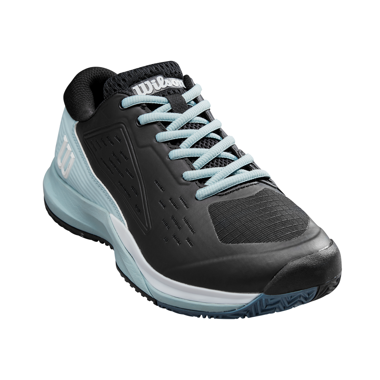 Wilson Pro Rush Ace Tennis Shoes (Ladies) - Black/Sterling Blue/White
