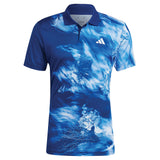 adidas Melbourne Tennis HEAT.RDY Freelift Polo Shirt (Mens) - Lucid Blue