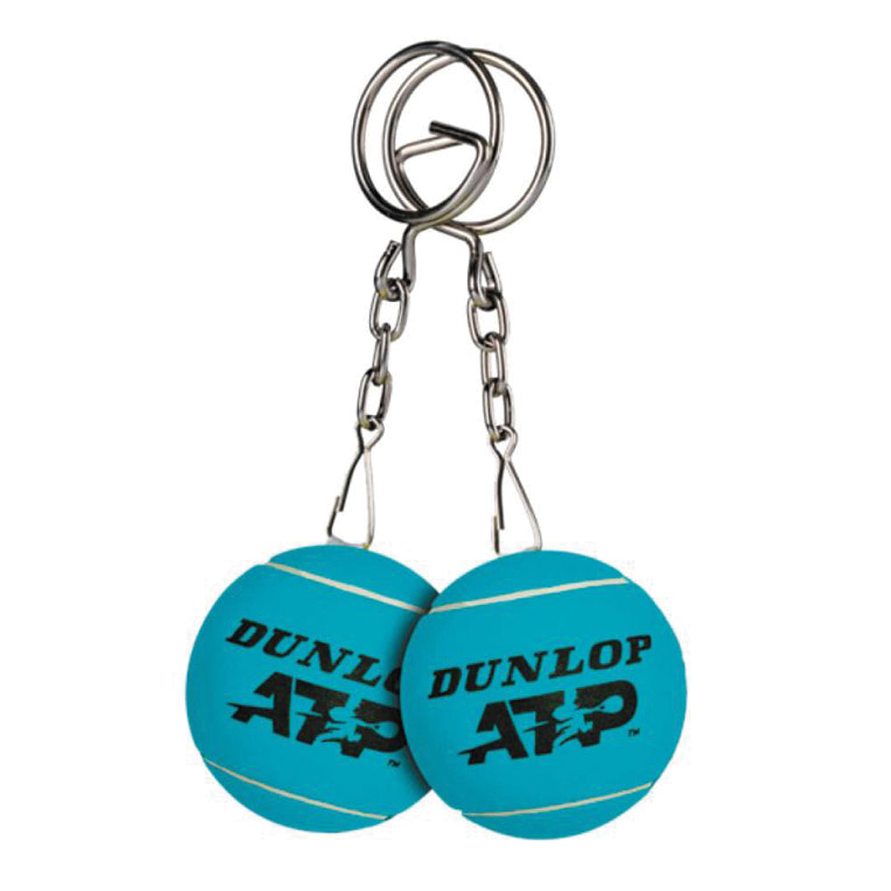 Dunlop ATP Tennis Ball Keyring 1 Pack - Blue