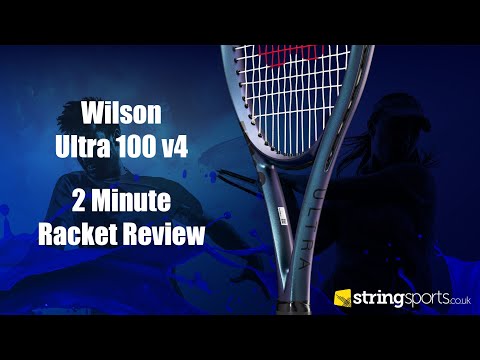 Wilson Ultra 100 V4.0 Performance Tennis Racket (Unstrung