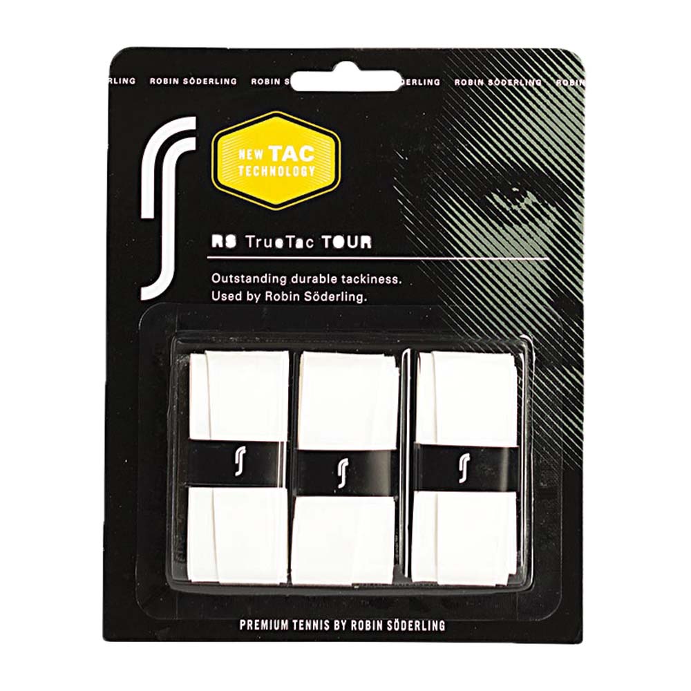 Robin Soderling Truetac Grip (3 Pack) - White