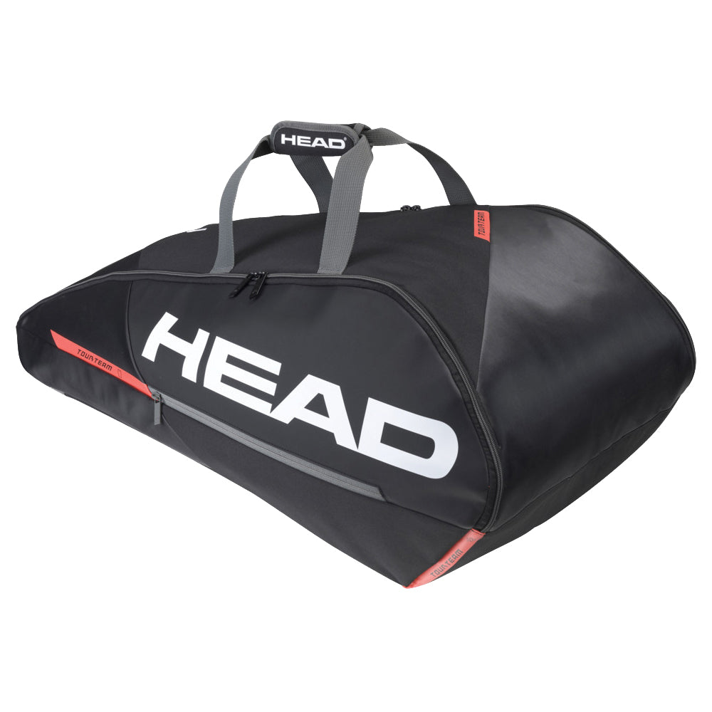 Head Tour Team 9R SUPERCOMBI Tennis Bag - Black/Orange