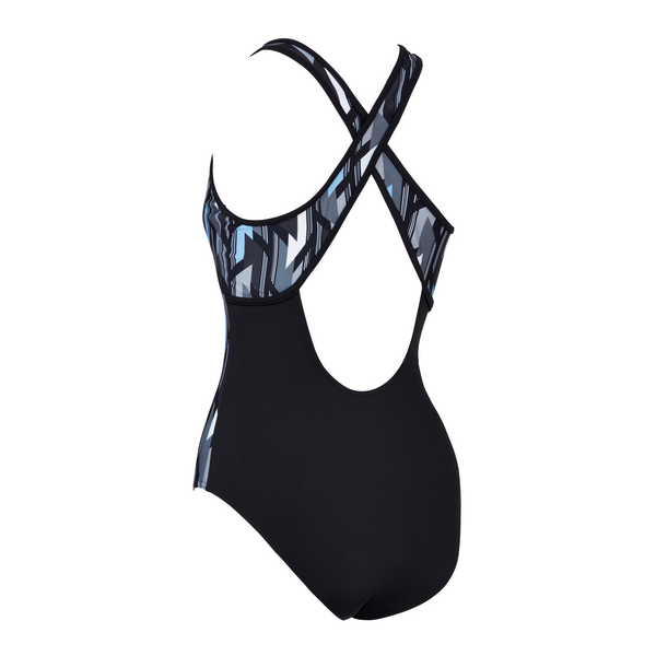 Swimming Costume Suit Zoggs Crossback Women - Metropolis Print